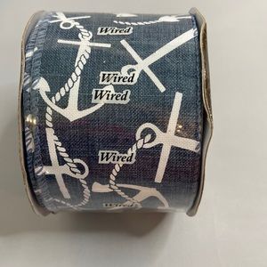 Anchor Wired Ribbon